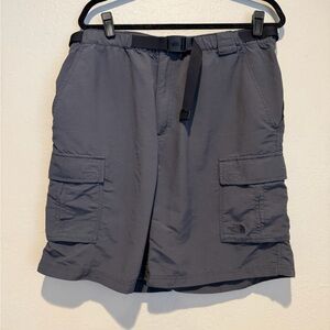 The North Face Men's Gray Cargo Shorts